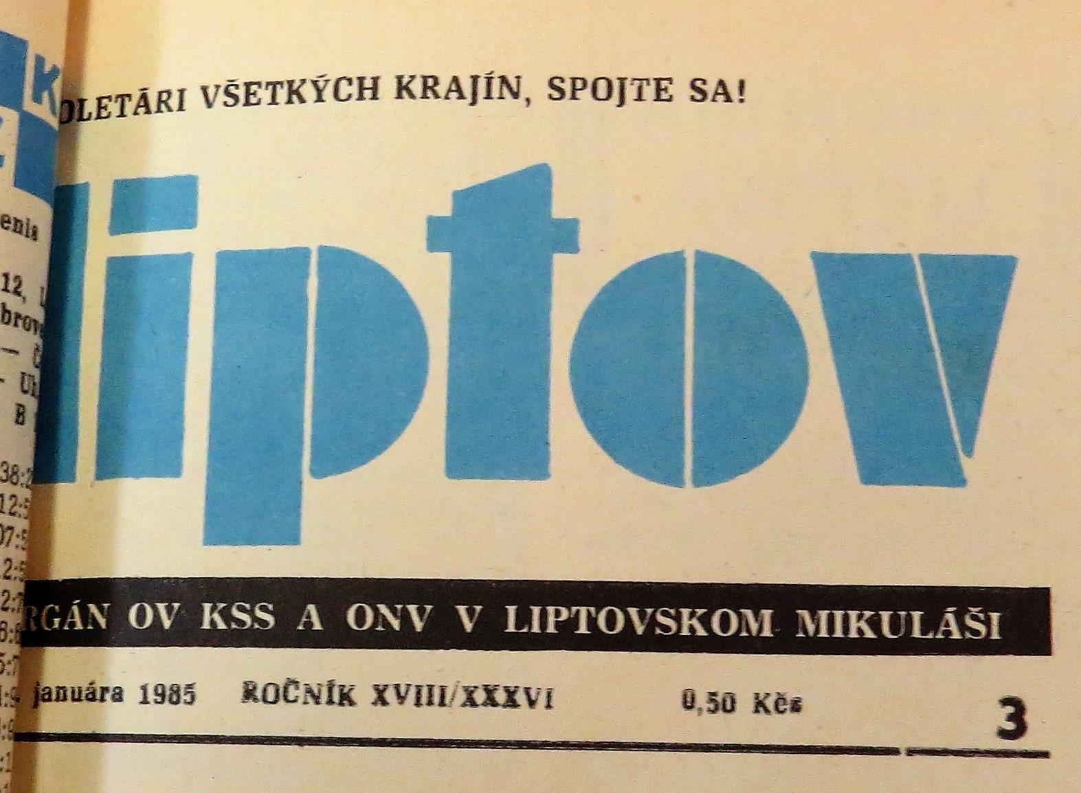 Liptov, 16. 1. 1985